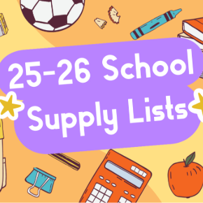 2025-2026 Supply Lists
